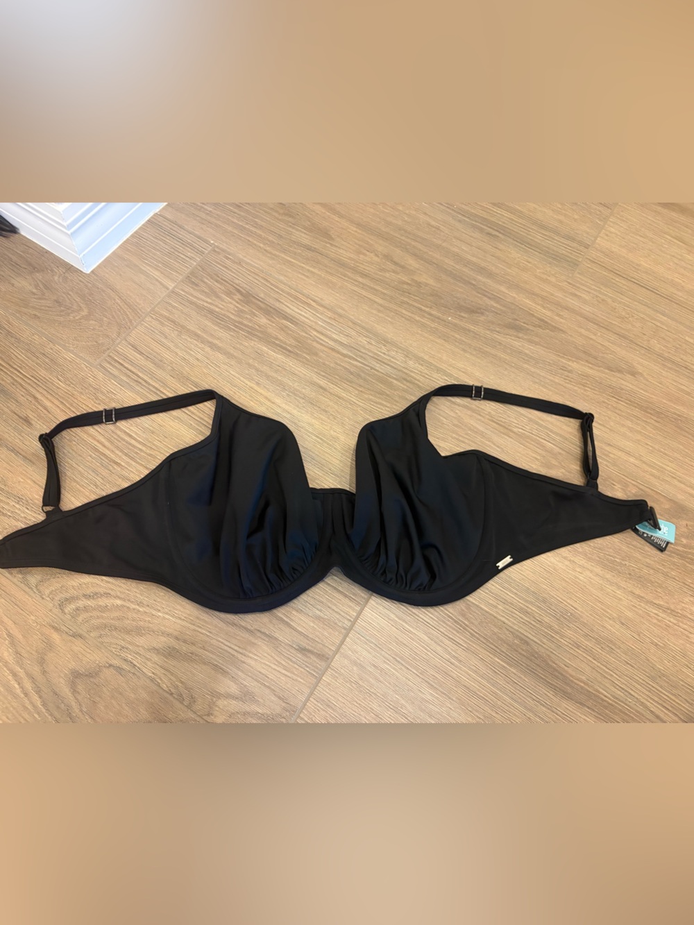 Panache black bikini top